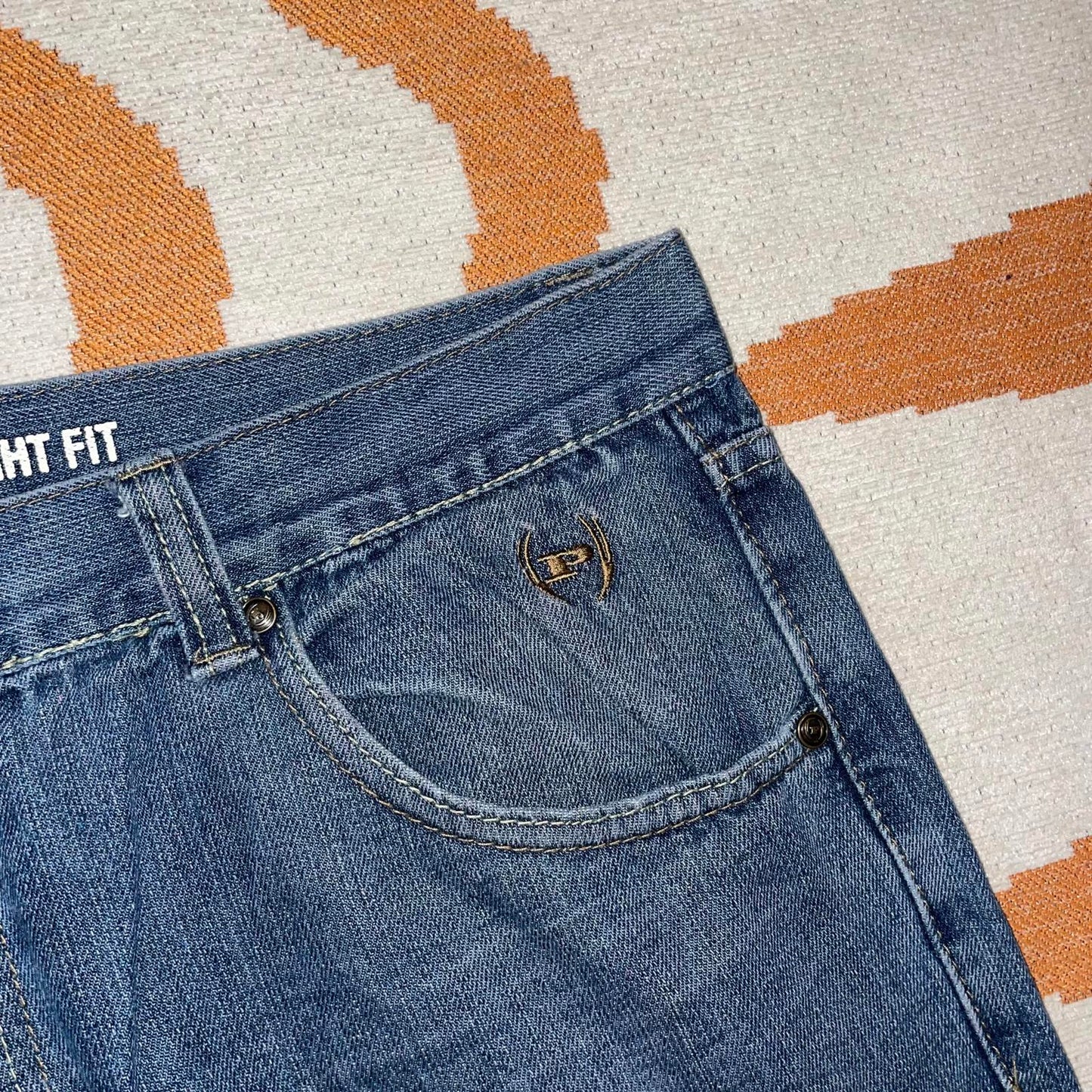 Phat Farm 00s Embroidered Jeans 38x30