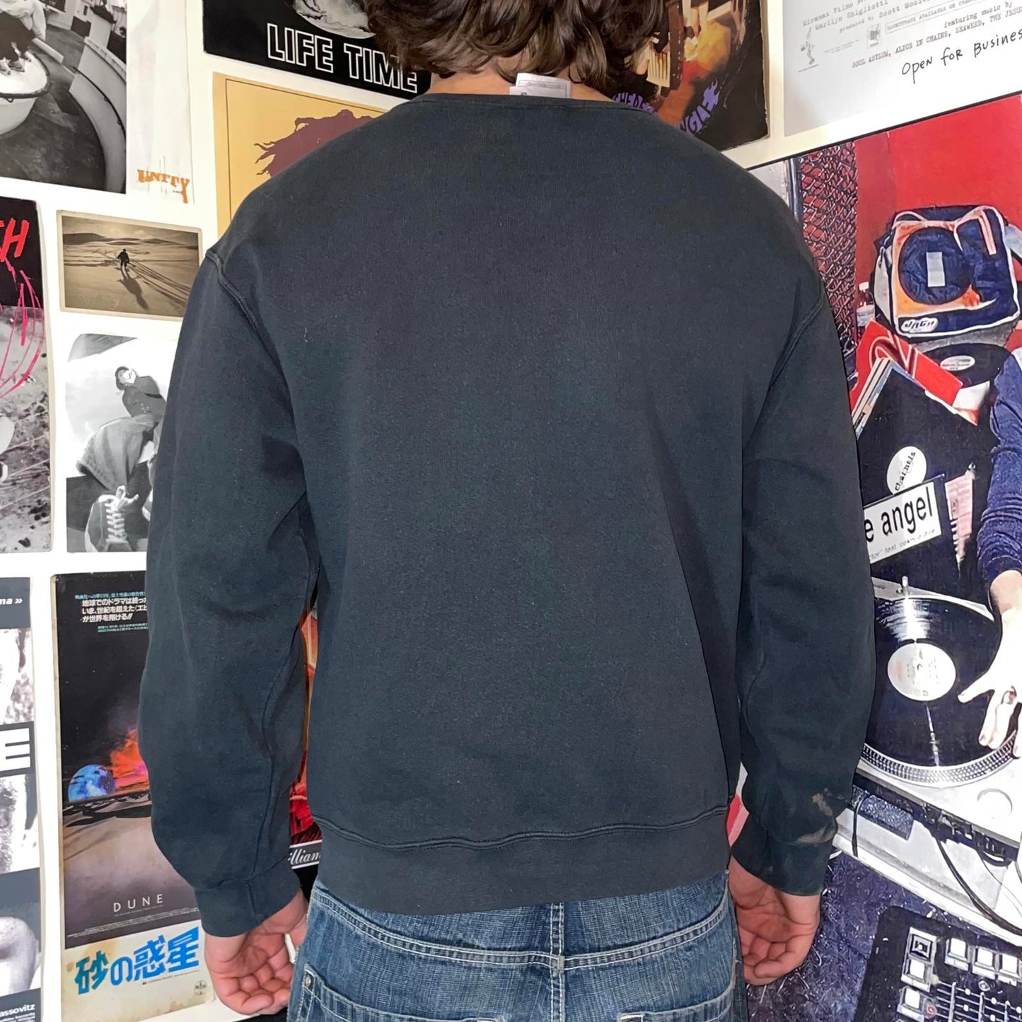 Nike 90s Embroidered Sweatshirt M