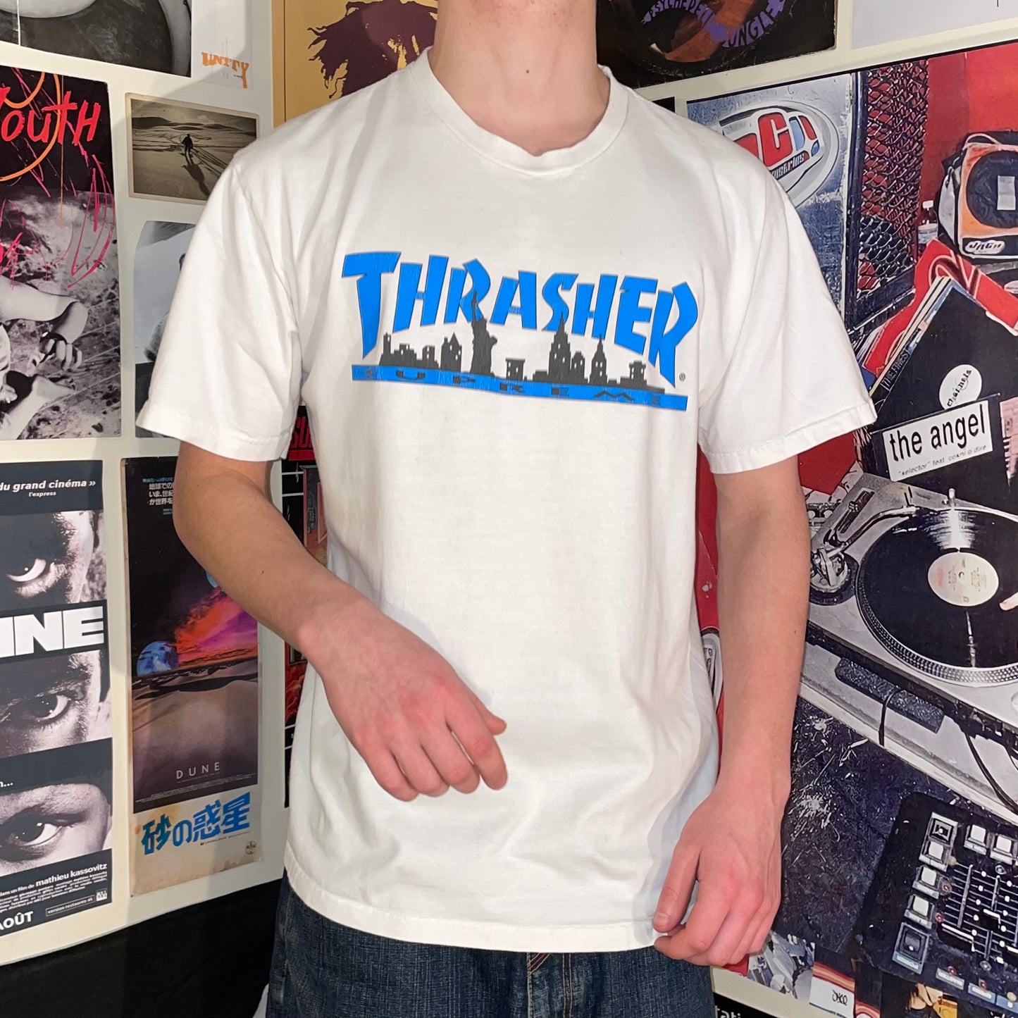 Thrasher x Supreme Printed Skater Tee L