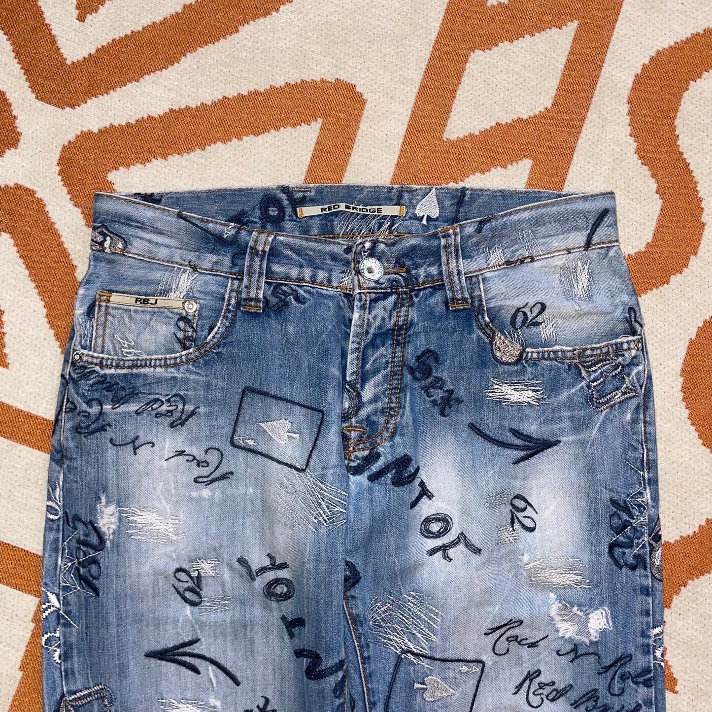 Red Bridge 00s Patterned Jeans 34x27