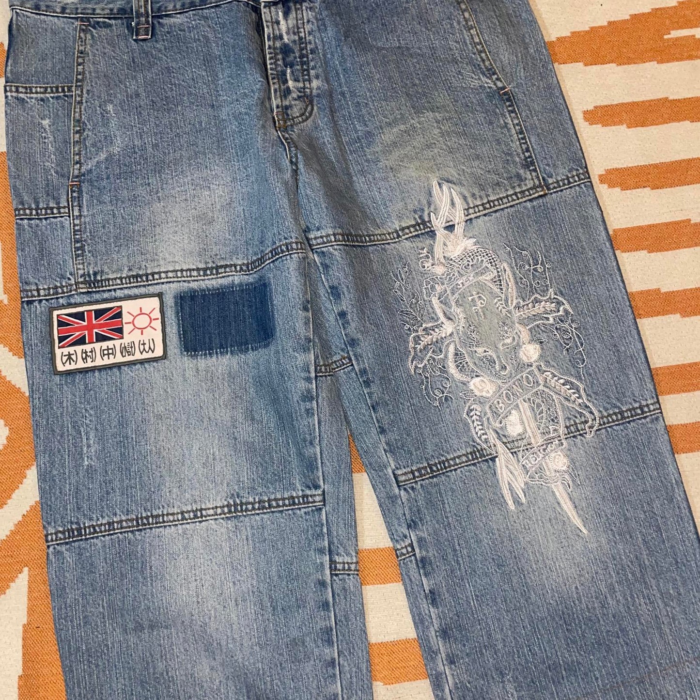 Bono Bono 00s Embroidered Jorts 36x21