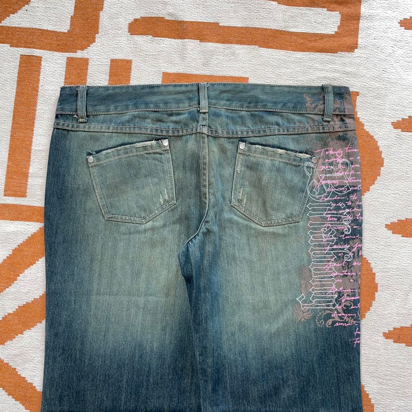 Billabong 00s Printed Graphic Jeans 34x32