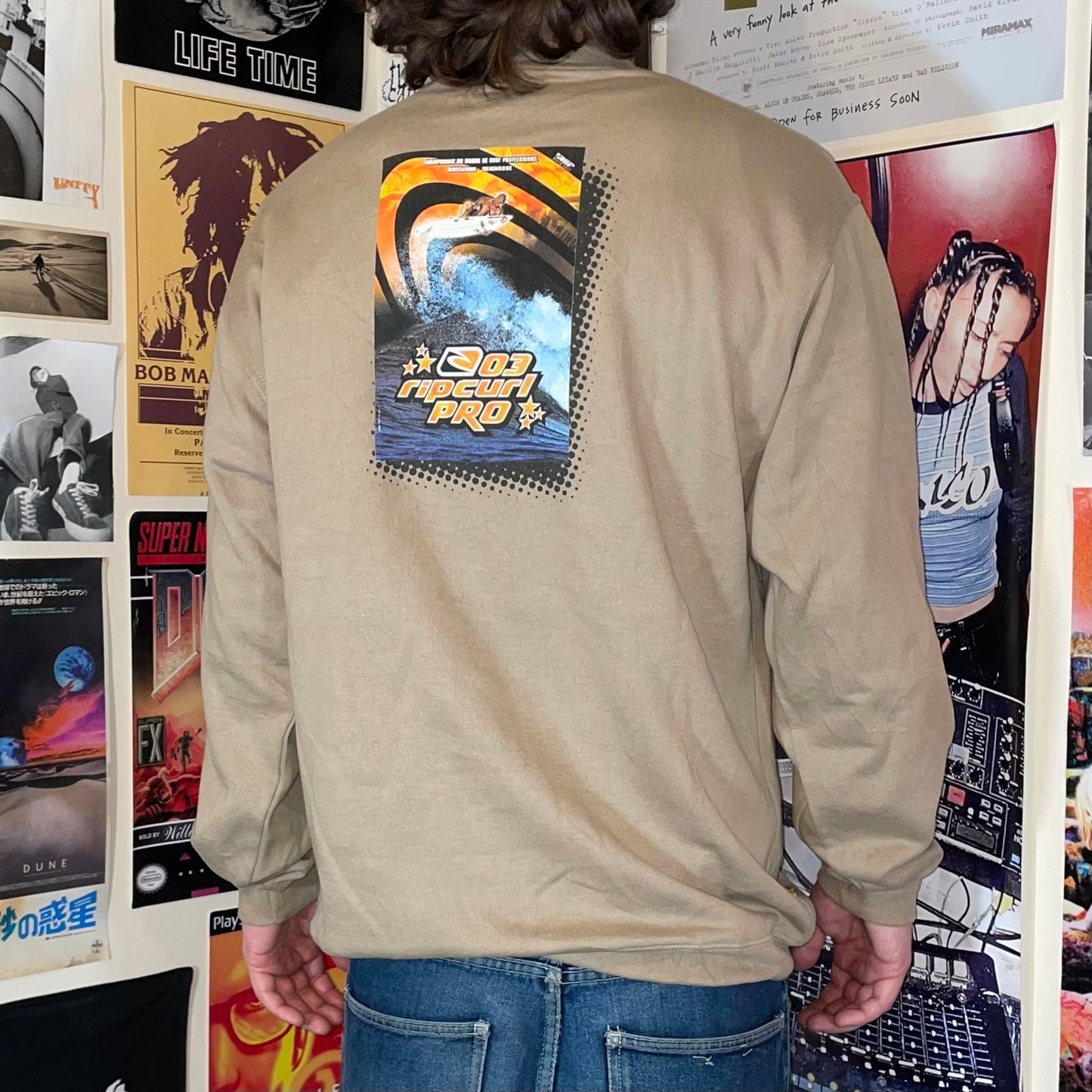 Rip Curl ‘03 Surf Promo Print Sweatshirt M