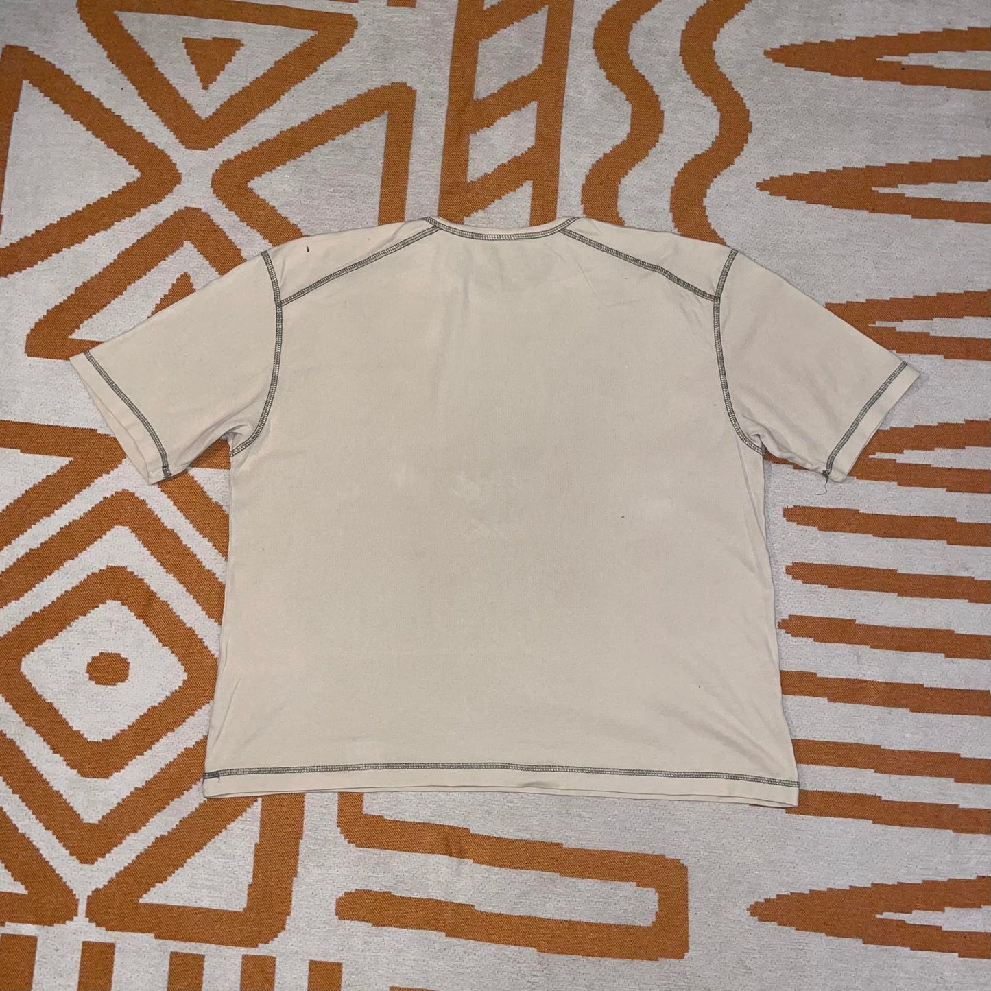 Crossball 00s Textured Graphic T-Shirt XXL