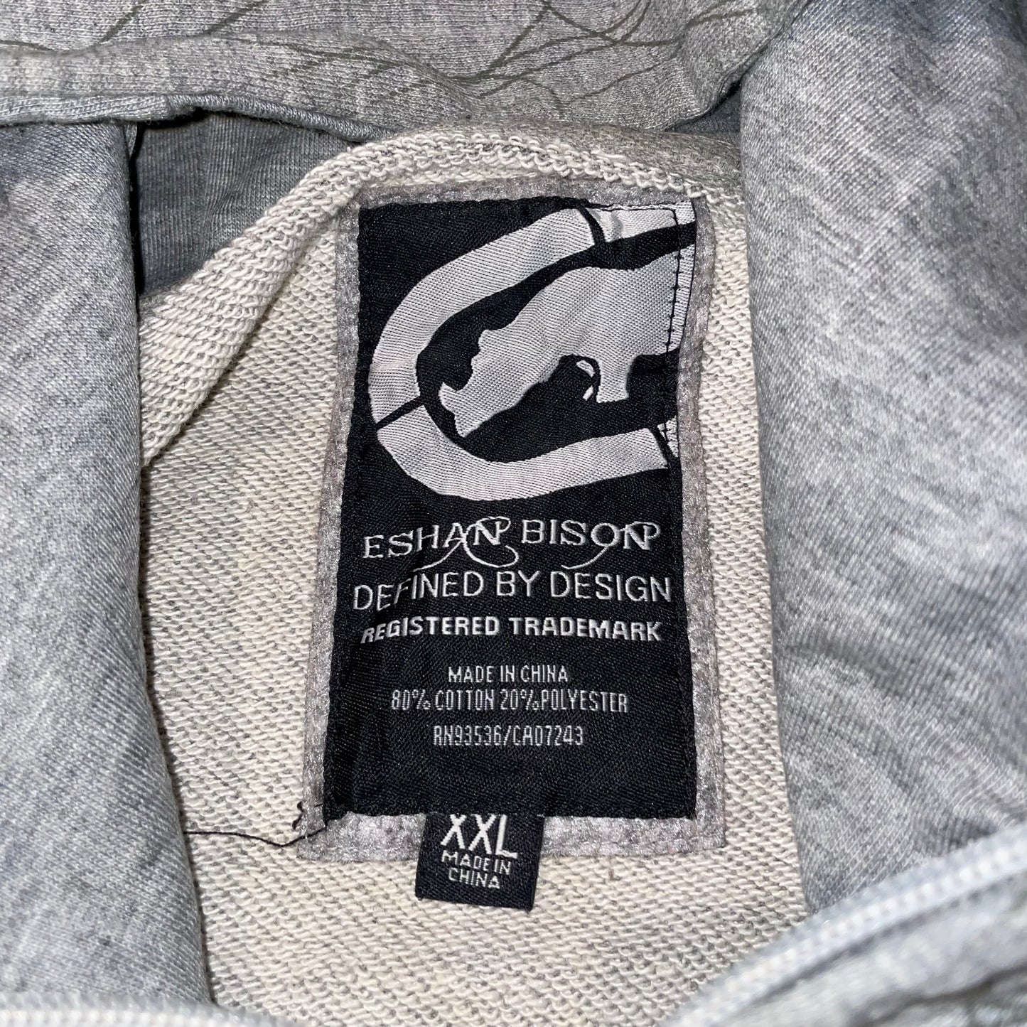Ecko Unltd x Eshan Bison 00s Zip Hoodie XXL
