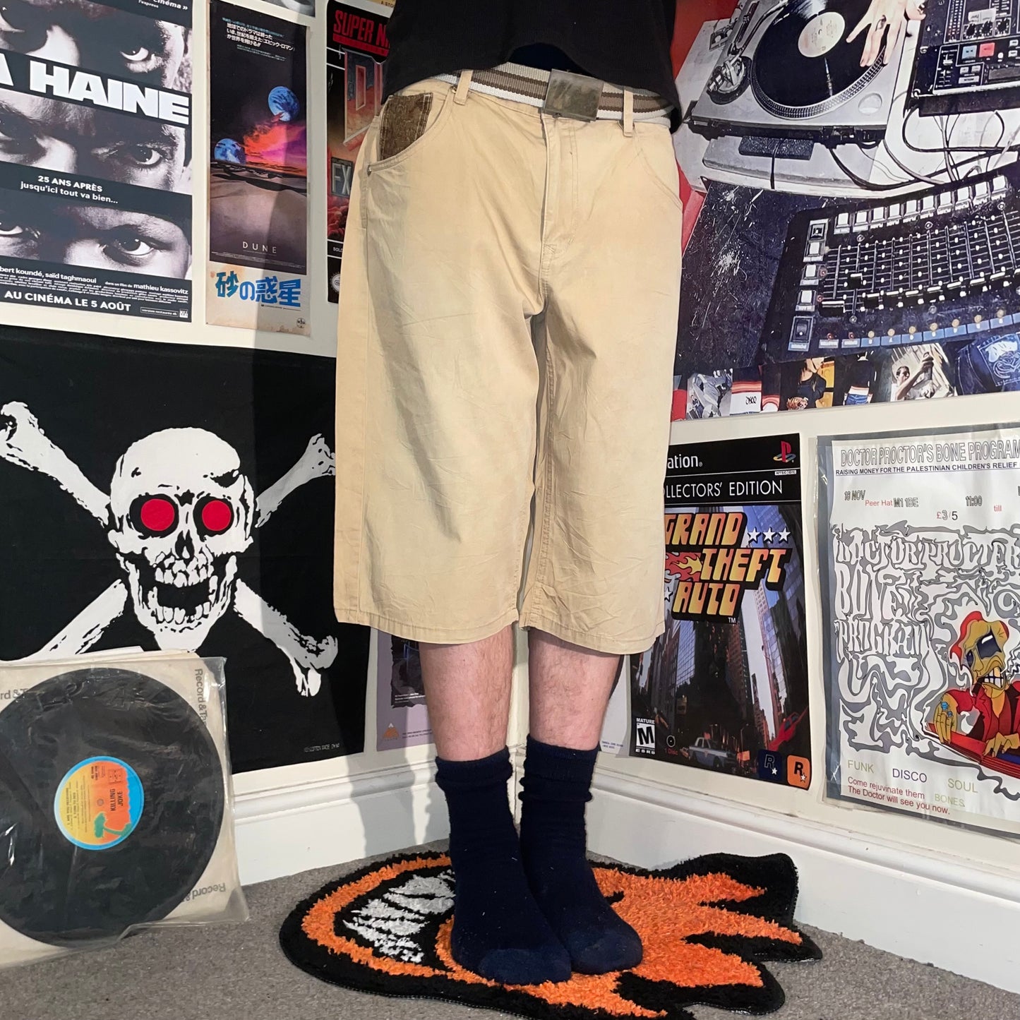 Osaka Big Train 00s Embroidered Shorts 36x14