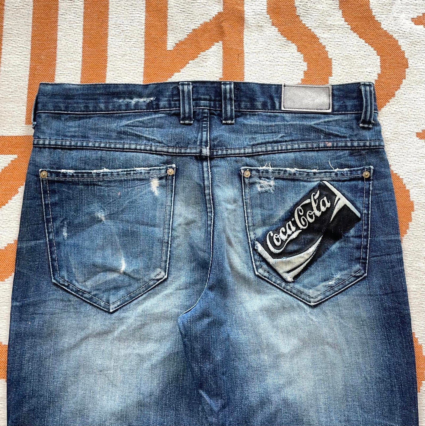 Kello 90s Coca Cola Print Jeans 34x30