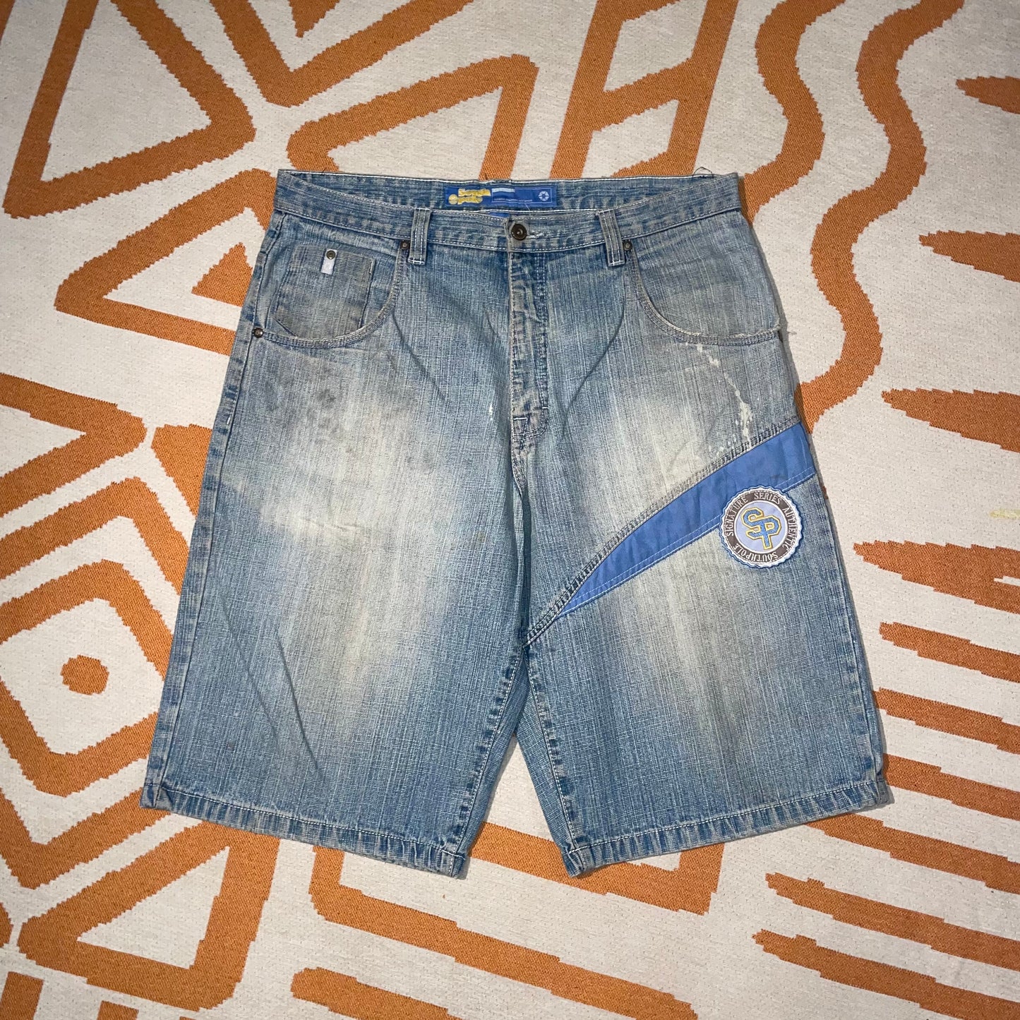 Southpole 00s Embroidered Jorts 36x13