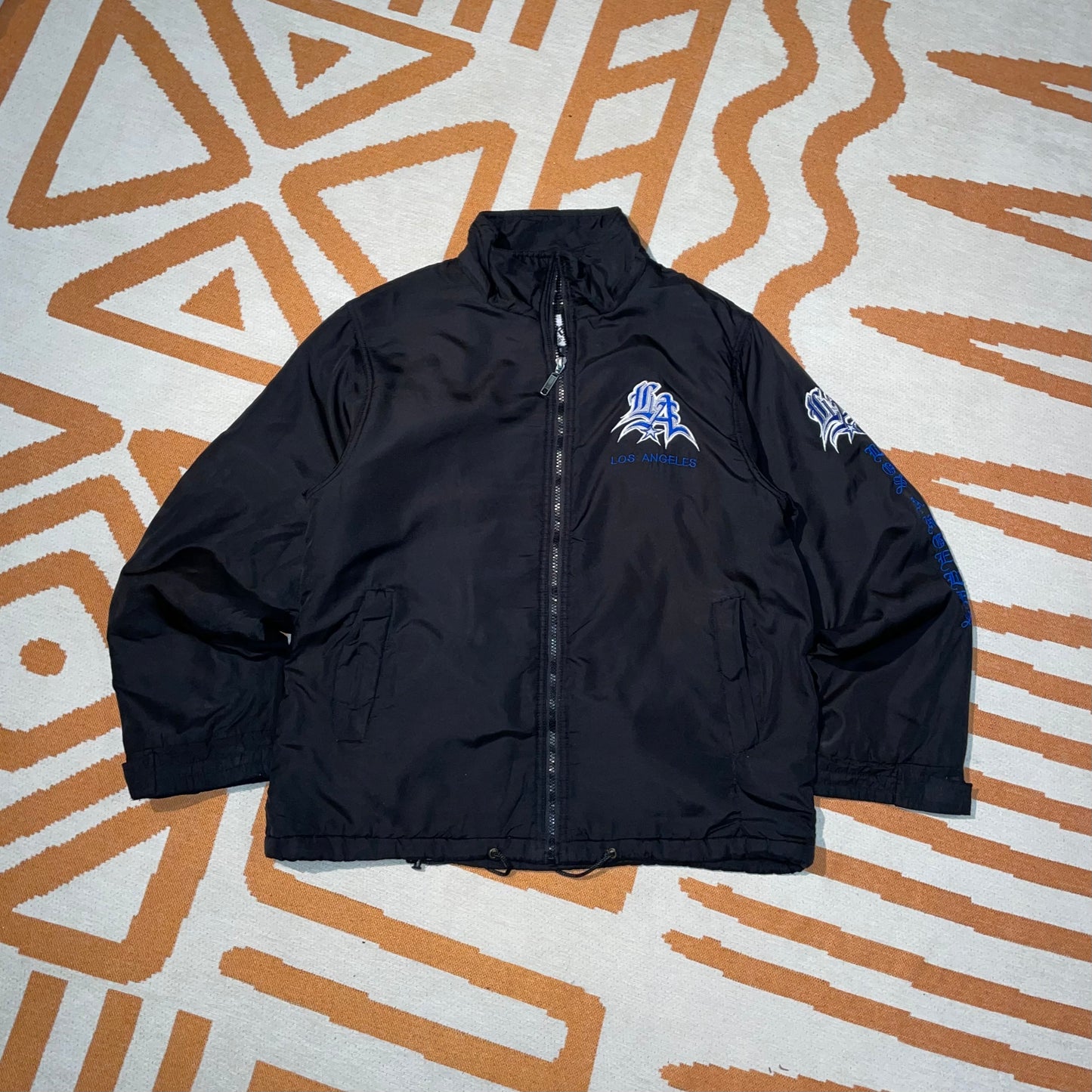 Pro USA 90s LA Embroidered Bomber Jacket