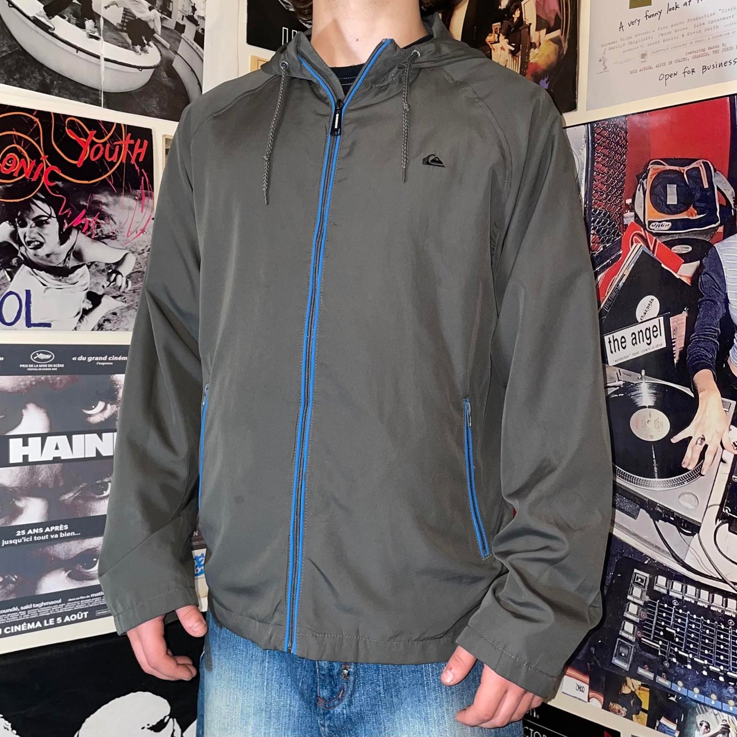 Quiksilver 00s Zip Windbreaker M