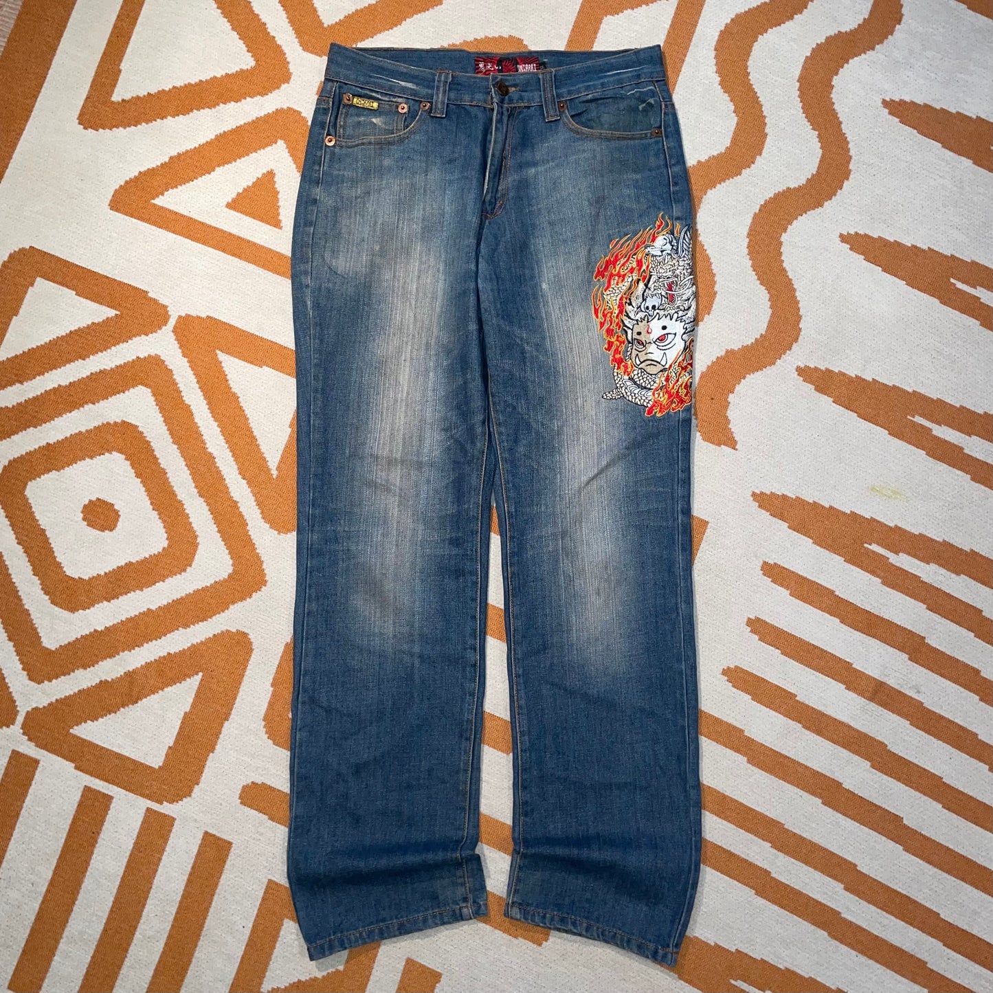 Oni Rrai 00s Japanese Jeans 30x32