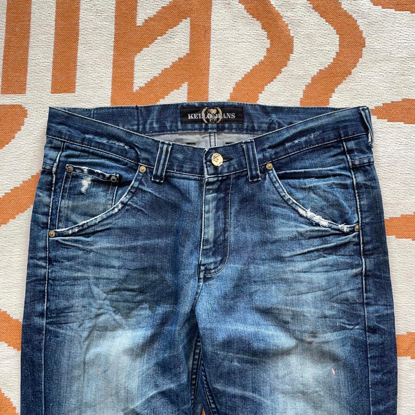 Kello 90s Coca Cola Print Jeans 34x30