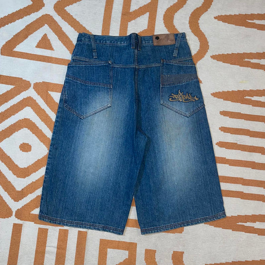 Tribal Gear 00s Embroidered Jorts 34x15