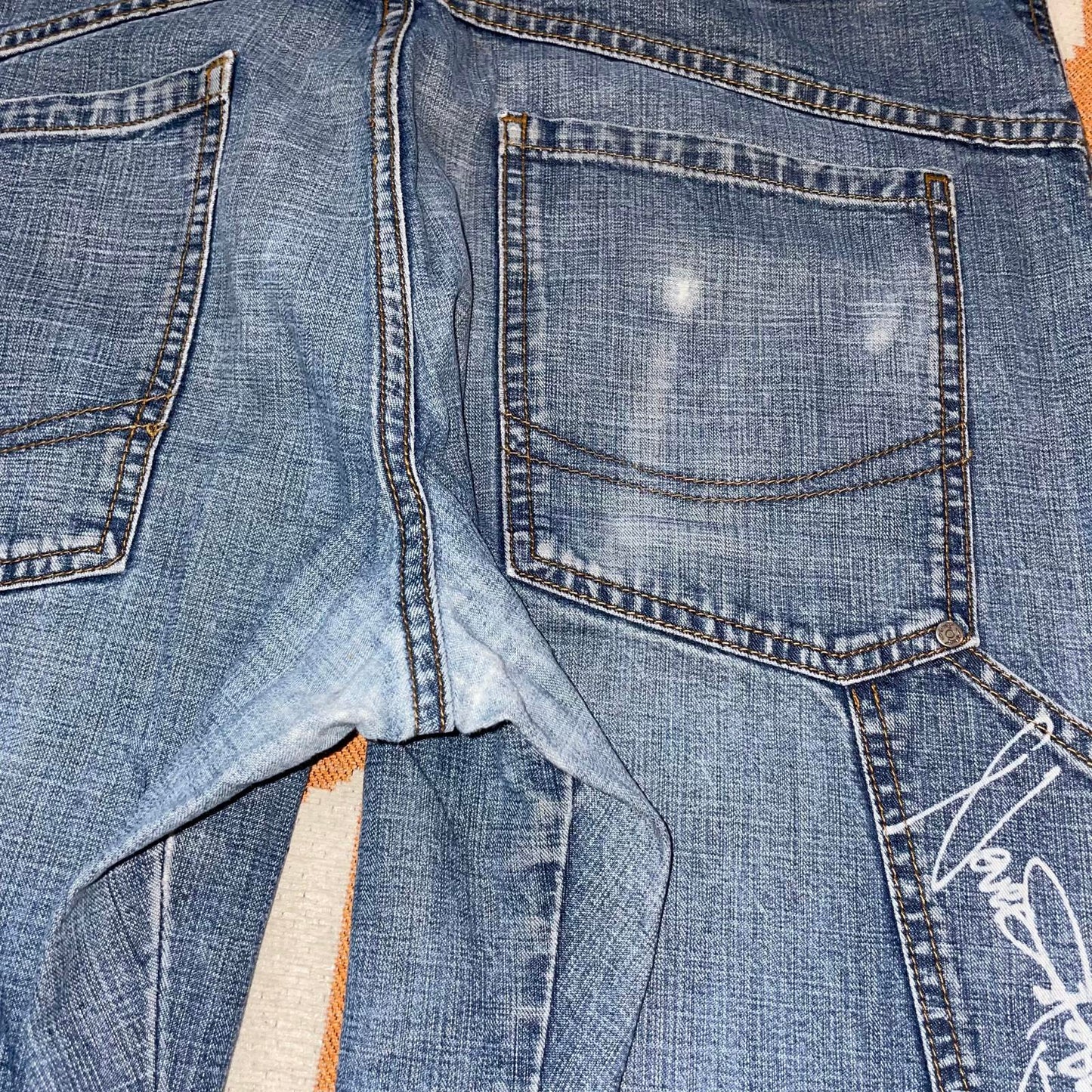Billabong 90s Printed Baggy Jeans 34x30