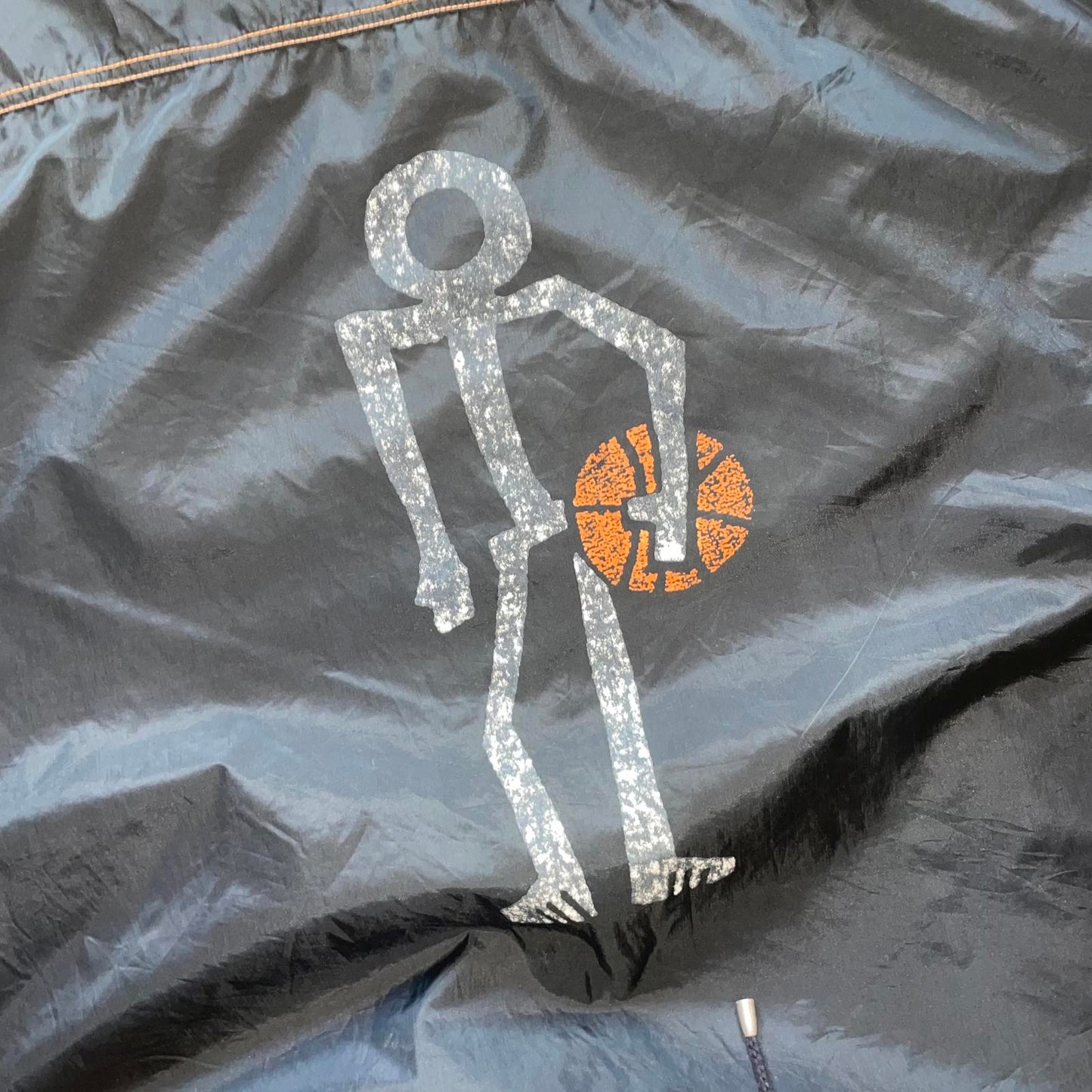 90s Adidas Streetball Print Windbreaker XL