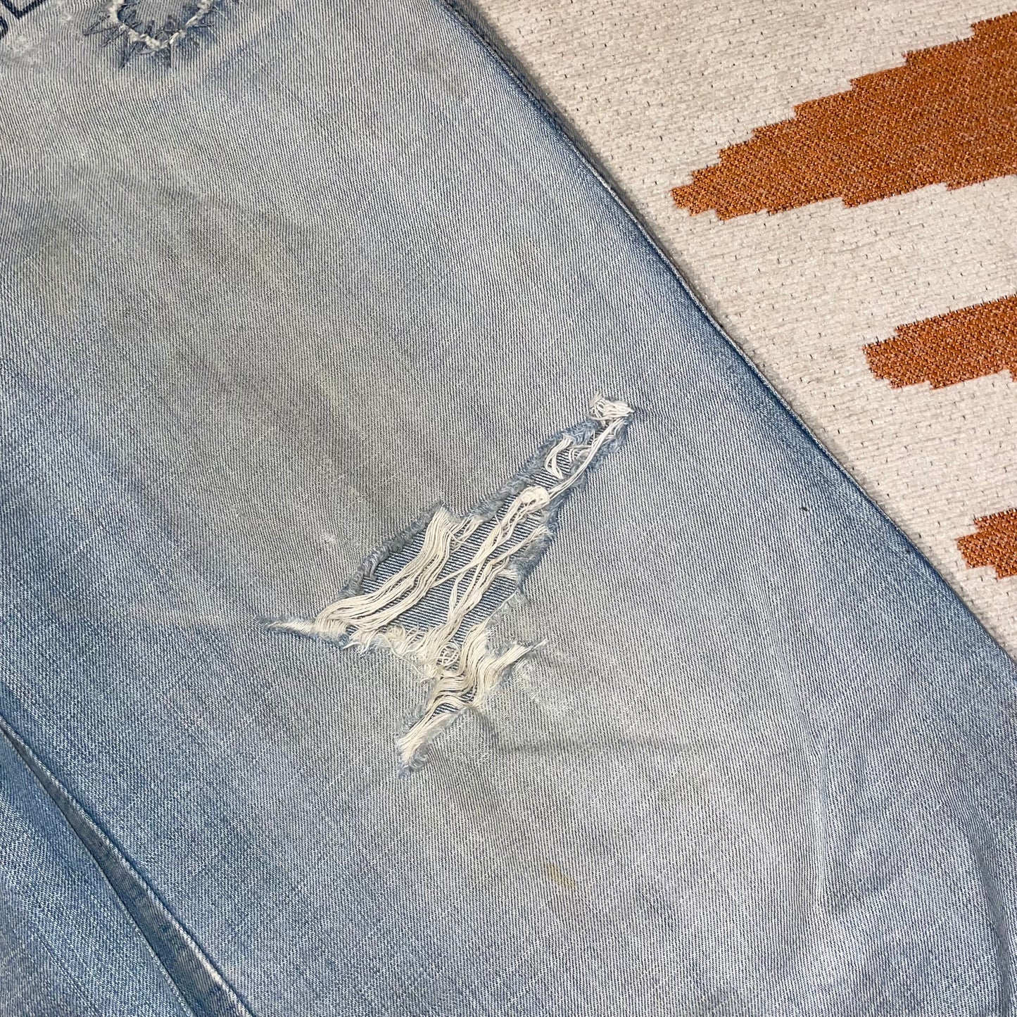 Fubu 00s Baggy Embroidered Jeans 30x32