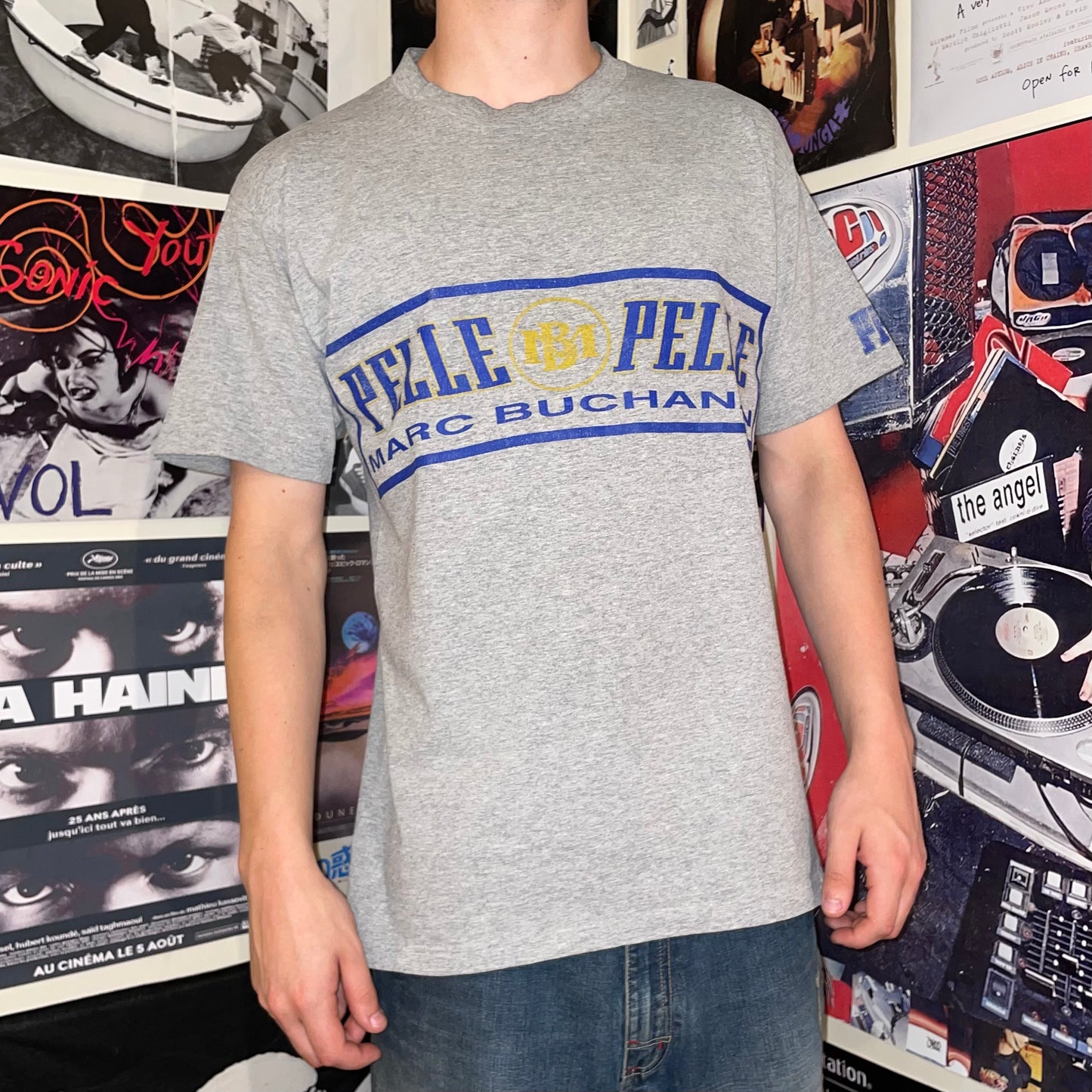 Pelle Pelle 80s Print Graphic T-Shirt M