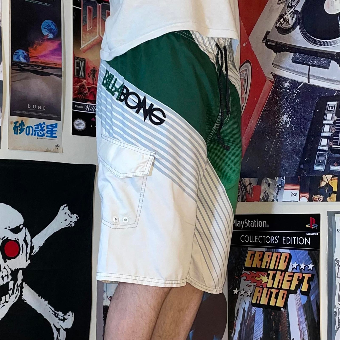 Billabong 00s Pattern Swim Shorts L