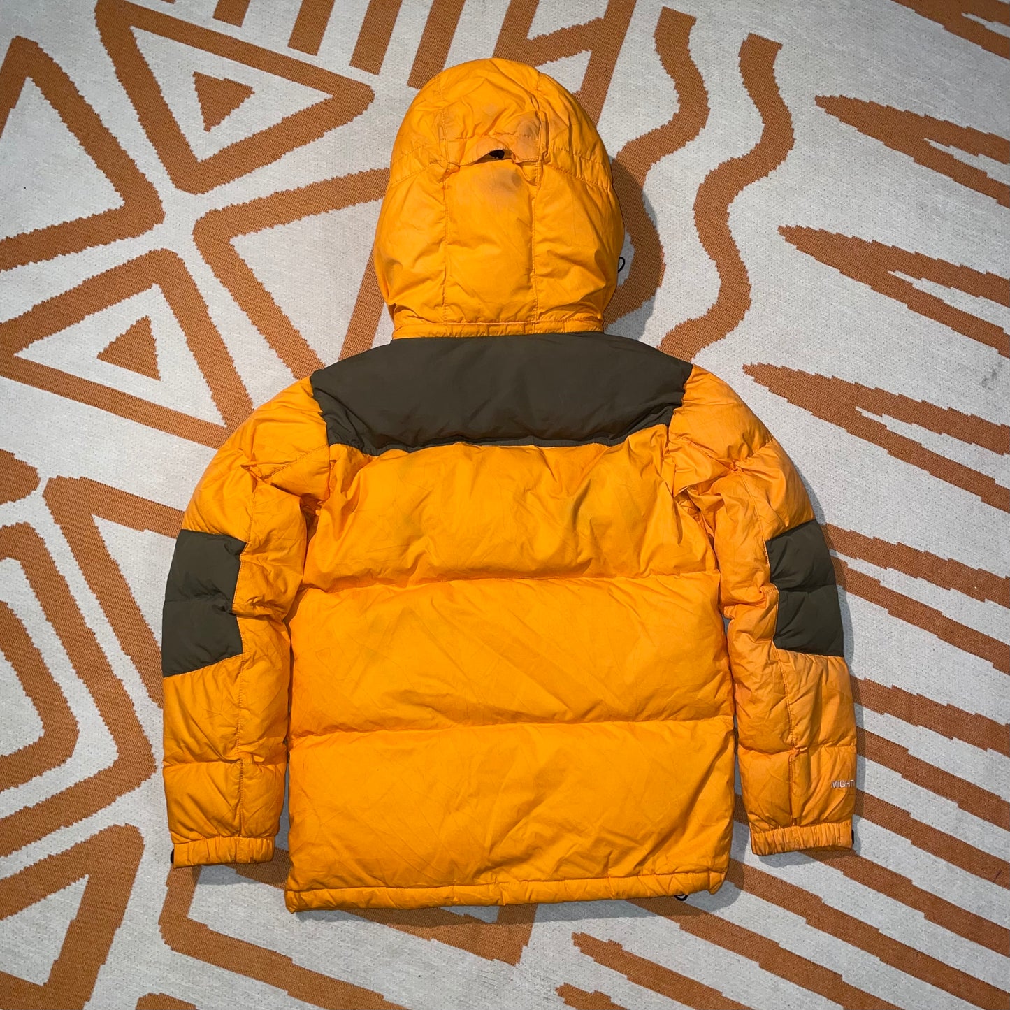 Evisu Panelled Puffer Coat S