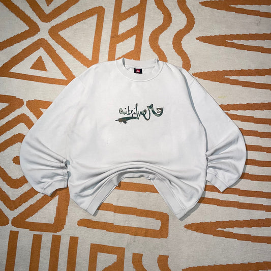 Quiksilver 00s Printed Baggy Sweatshirt XL