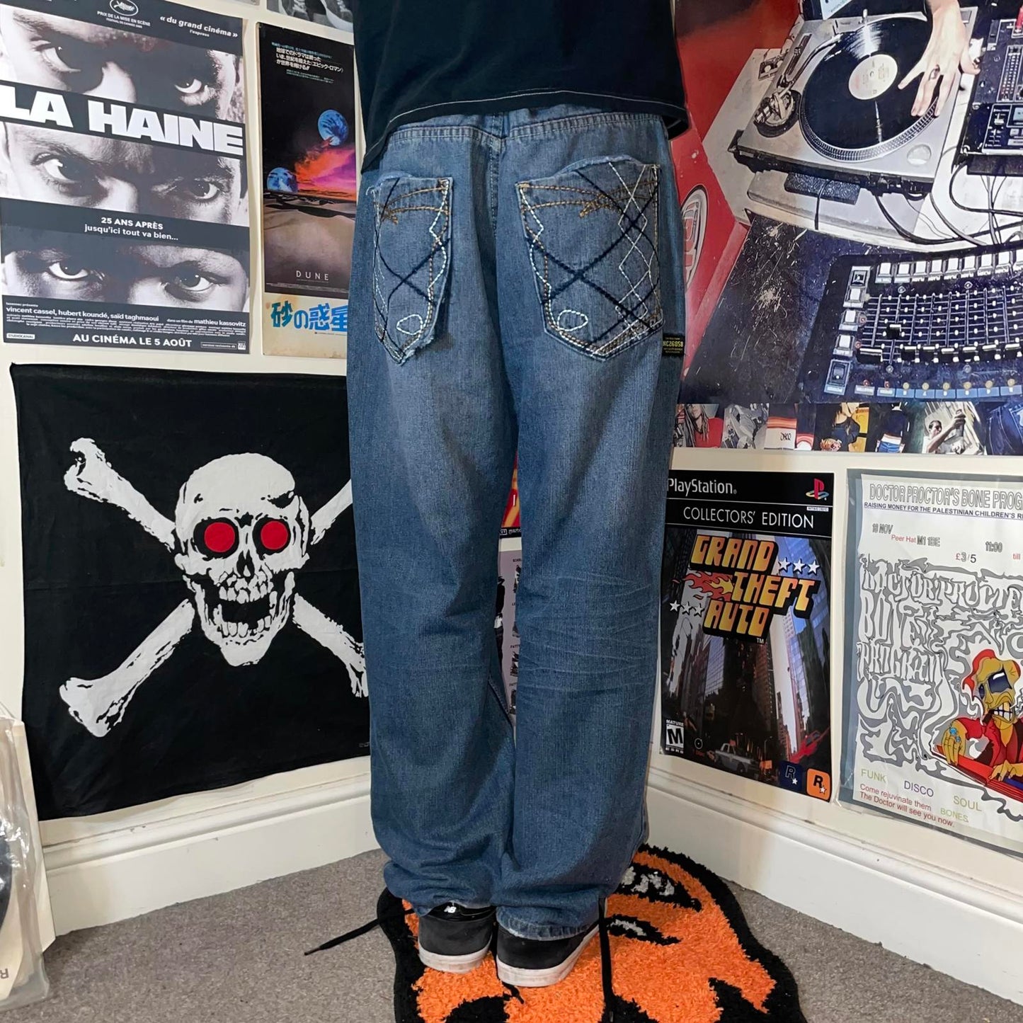 Phat Farm 00s Embroidered Jeans 38x30