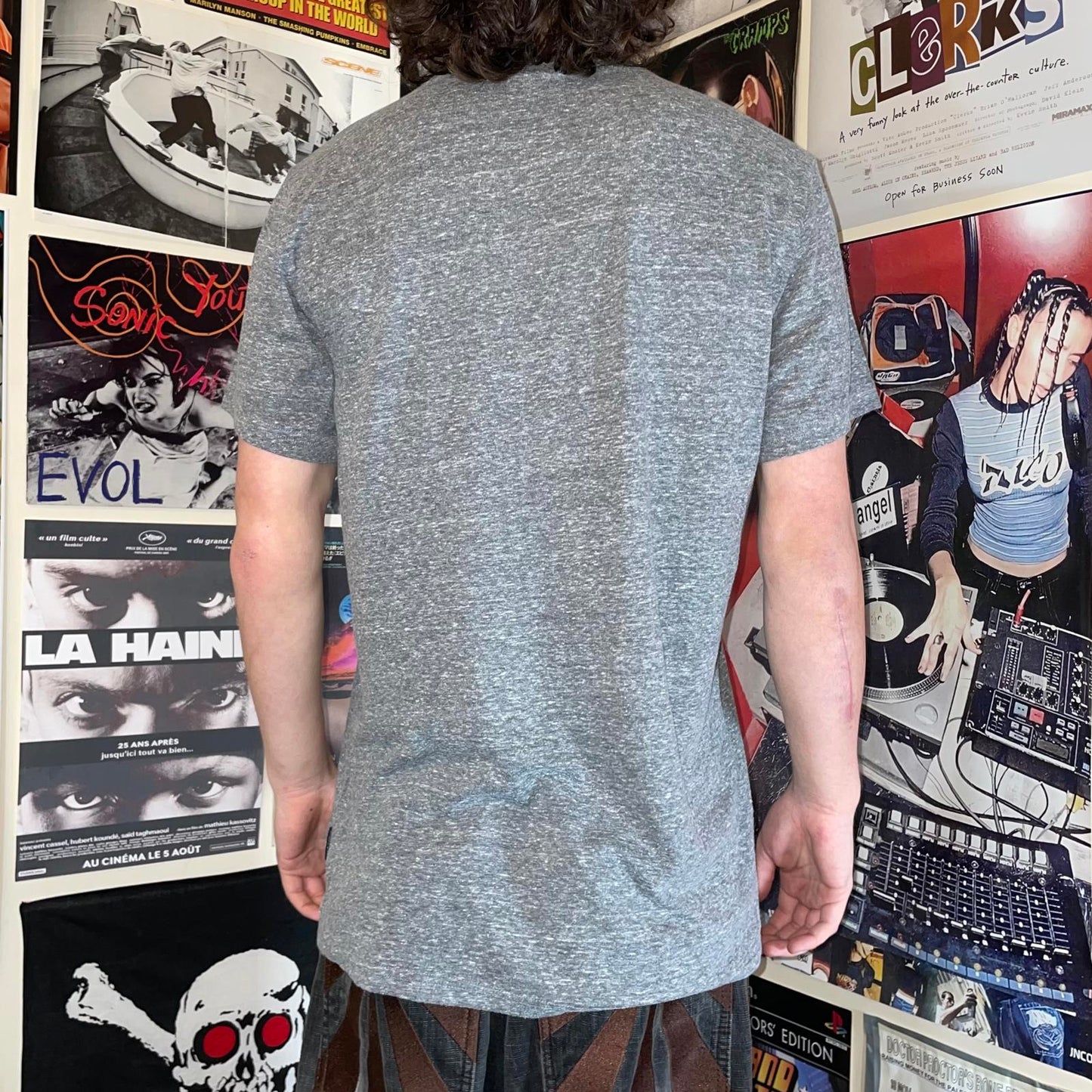 Billabong 00s Candle Skull Graphic T-Shirt L