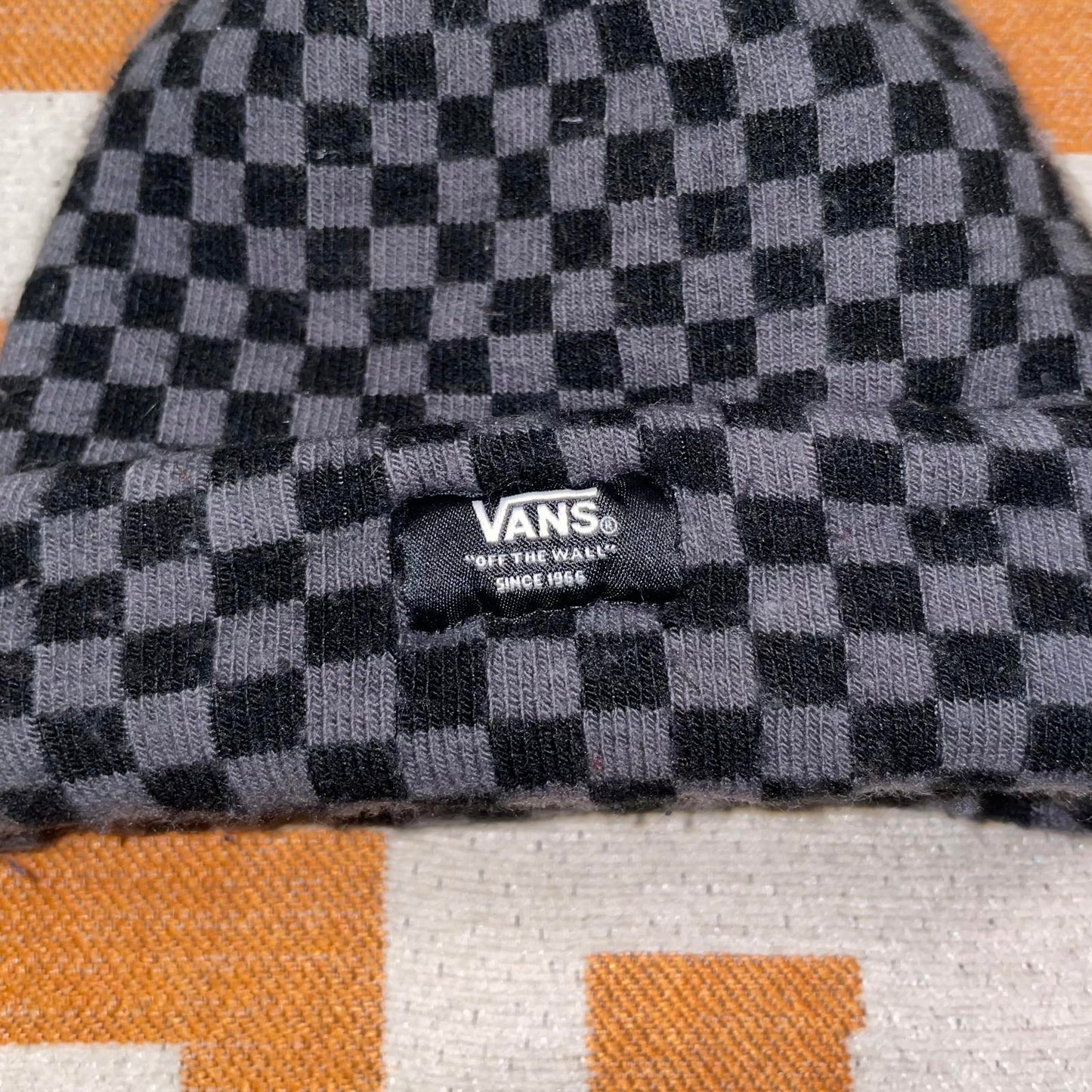 Vans 00s Check Pattern Beanie