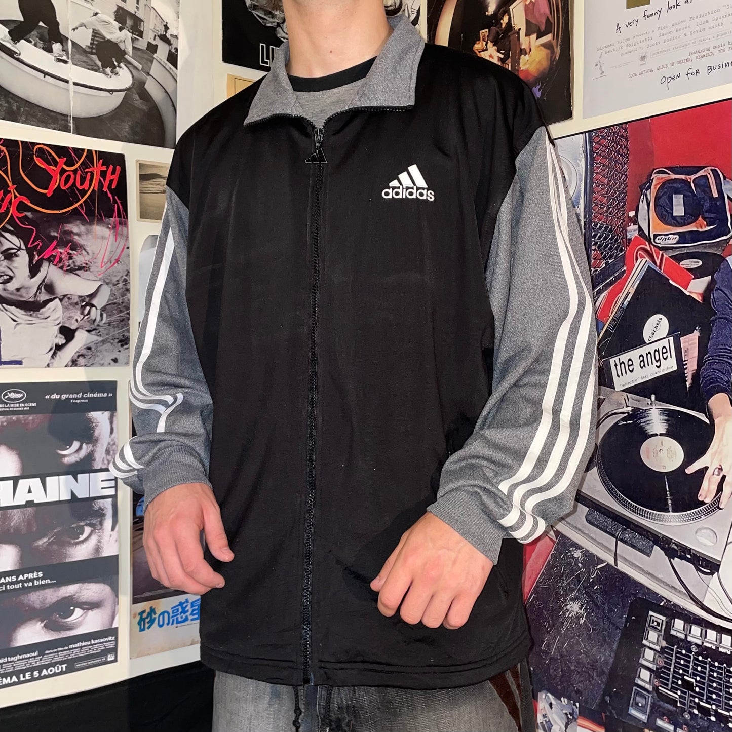 Adidas 90s Panelled Embroidered Jacket L