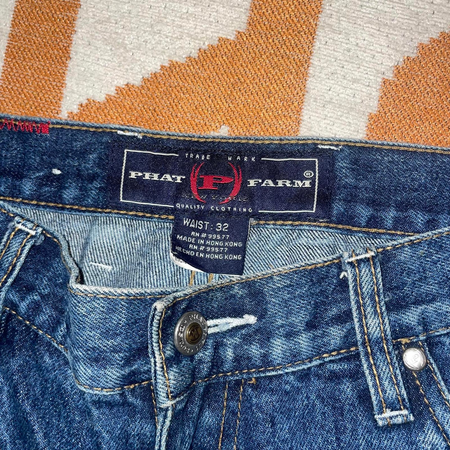 Phat Farm 00s Baggy Jorts 32x12