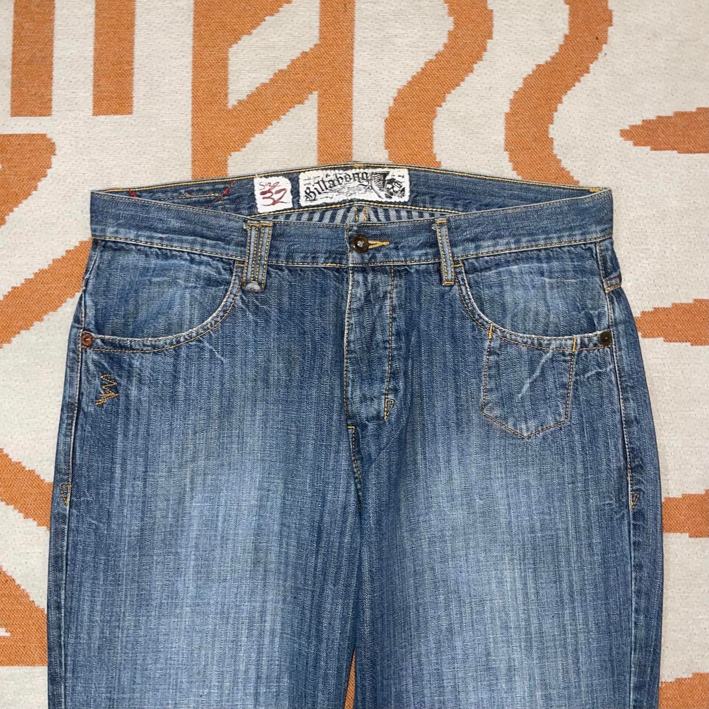 Billabong 00s Printed Pocket Jeans 34x32