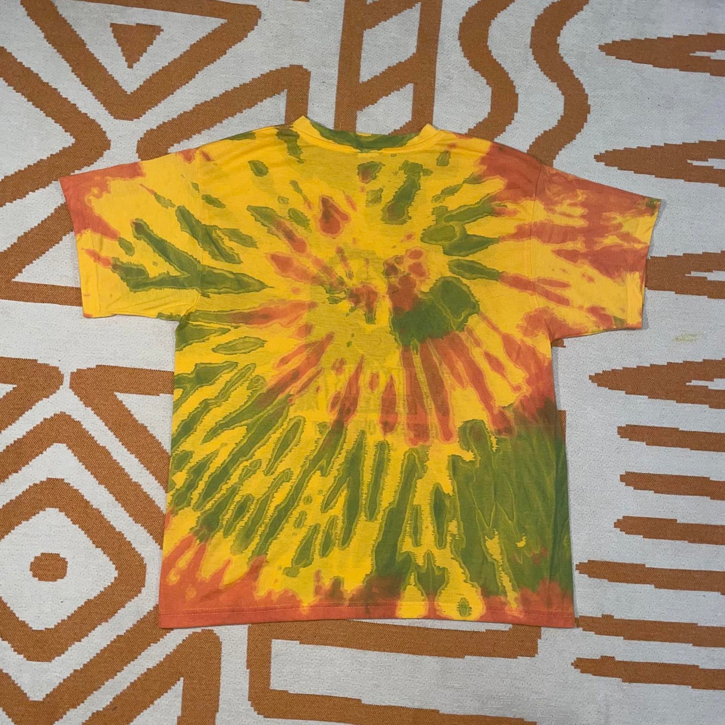 Bob Marley 90s Tie Dye Graphic T-Shirt L