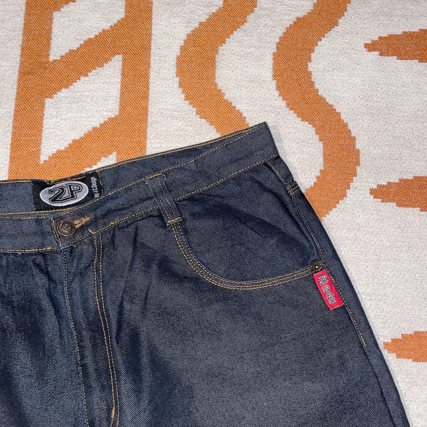 2Pac Collection 90s Baggy Jorts 34x13