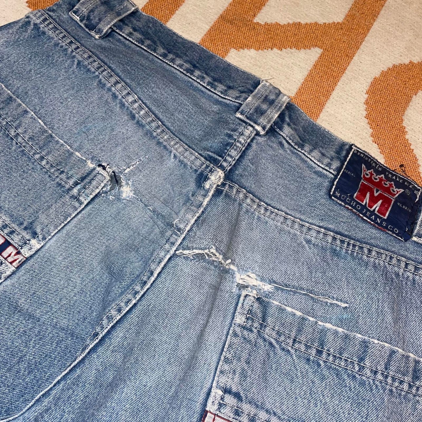 Mucho 90s Baggy Cargo Jorts 36x12