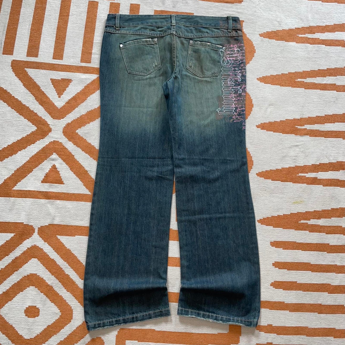 Billabong 00s Printed Graphic Jeans 34x32