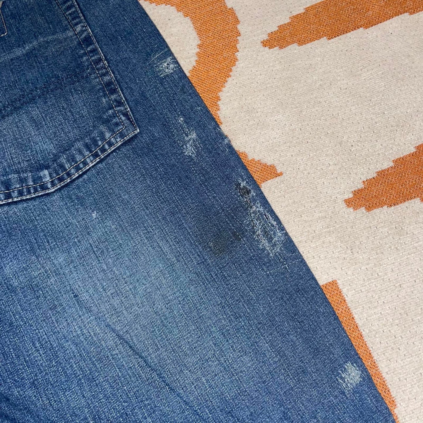 Quiksilver Surf 00s Baggy Blue Jeans 32x32