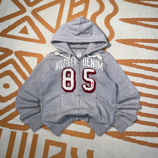 Hilfiger Denim 00s Embroidered Hoodie M