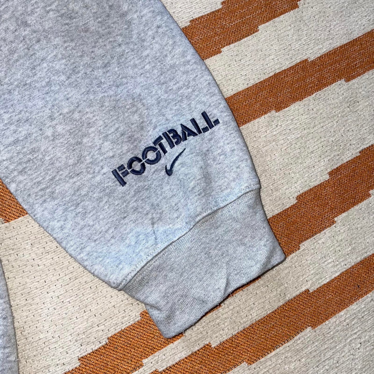 Nike 00s NFL Embroidered Grey Hoodie XL