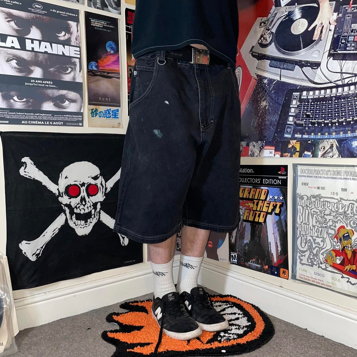 Paco 90s Printed Dragon Jorts 38x12