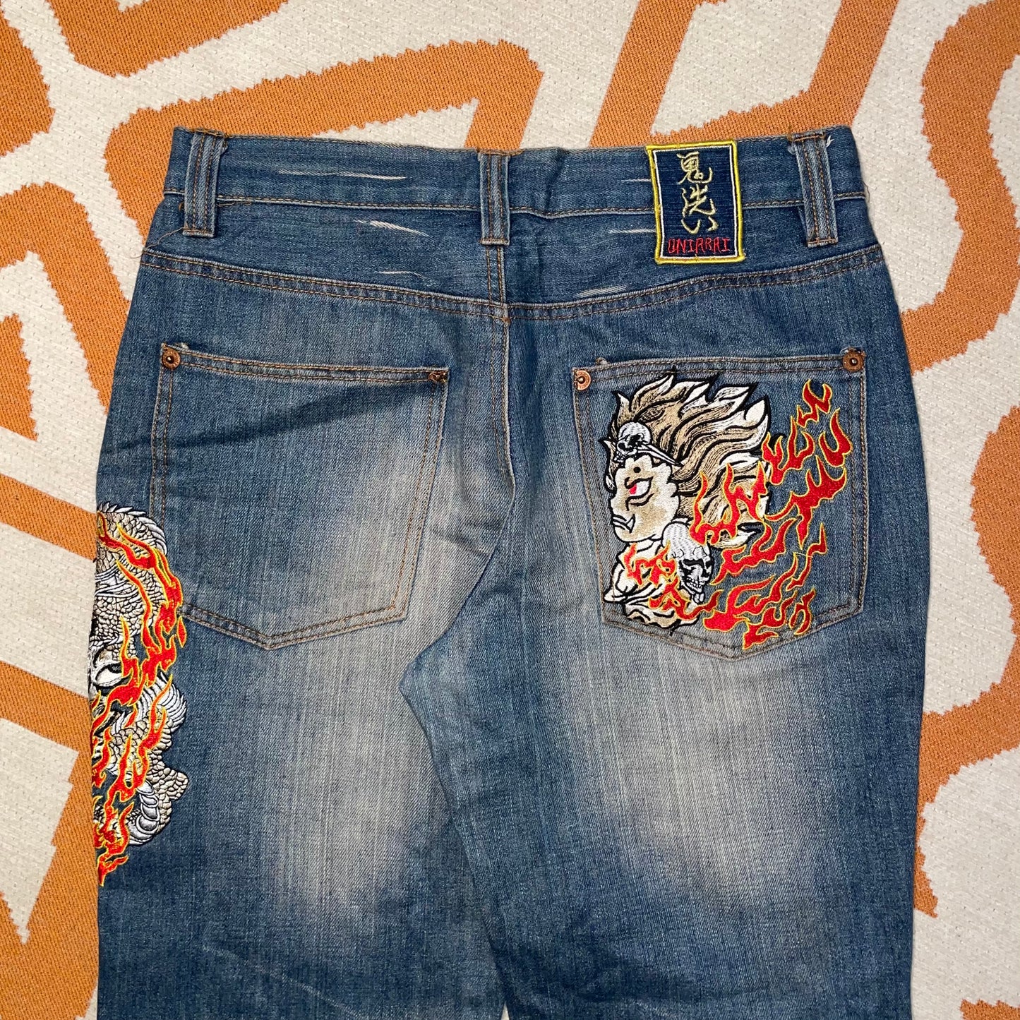 Oni Rrai 00s Japanese Jeans 30x32