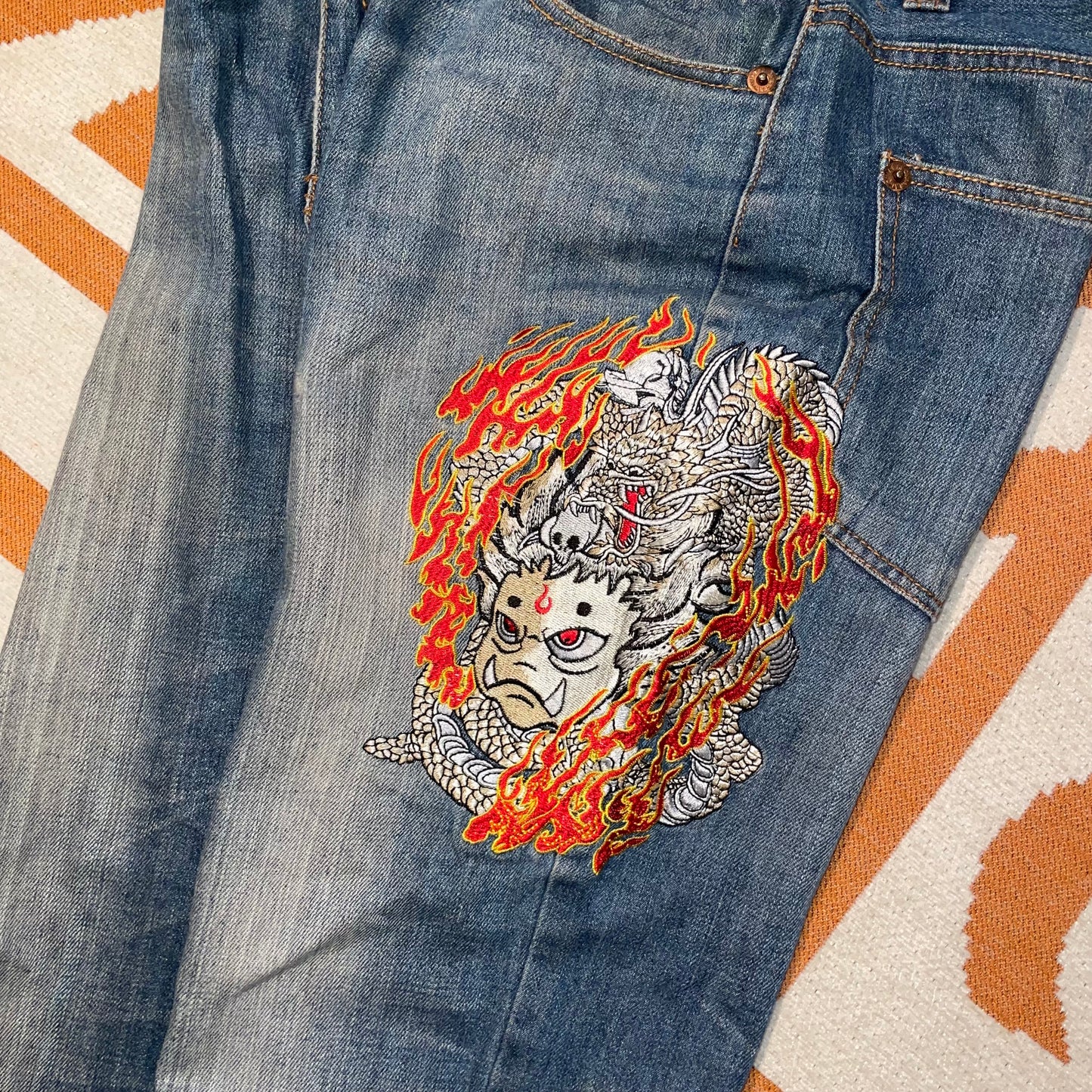 Oni Rrai 00s Japanese Jeans 30x32