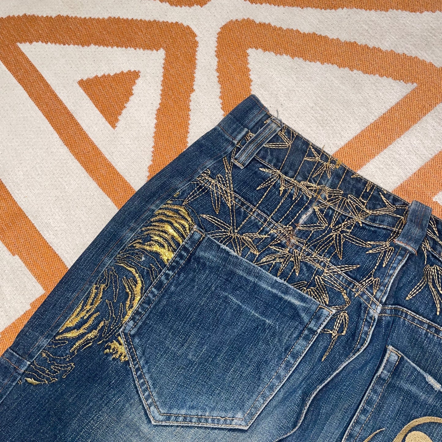 Osaka Big Train 00s Tiger Jorts 34x12