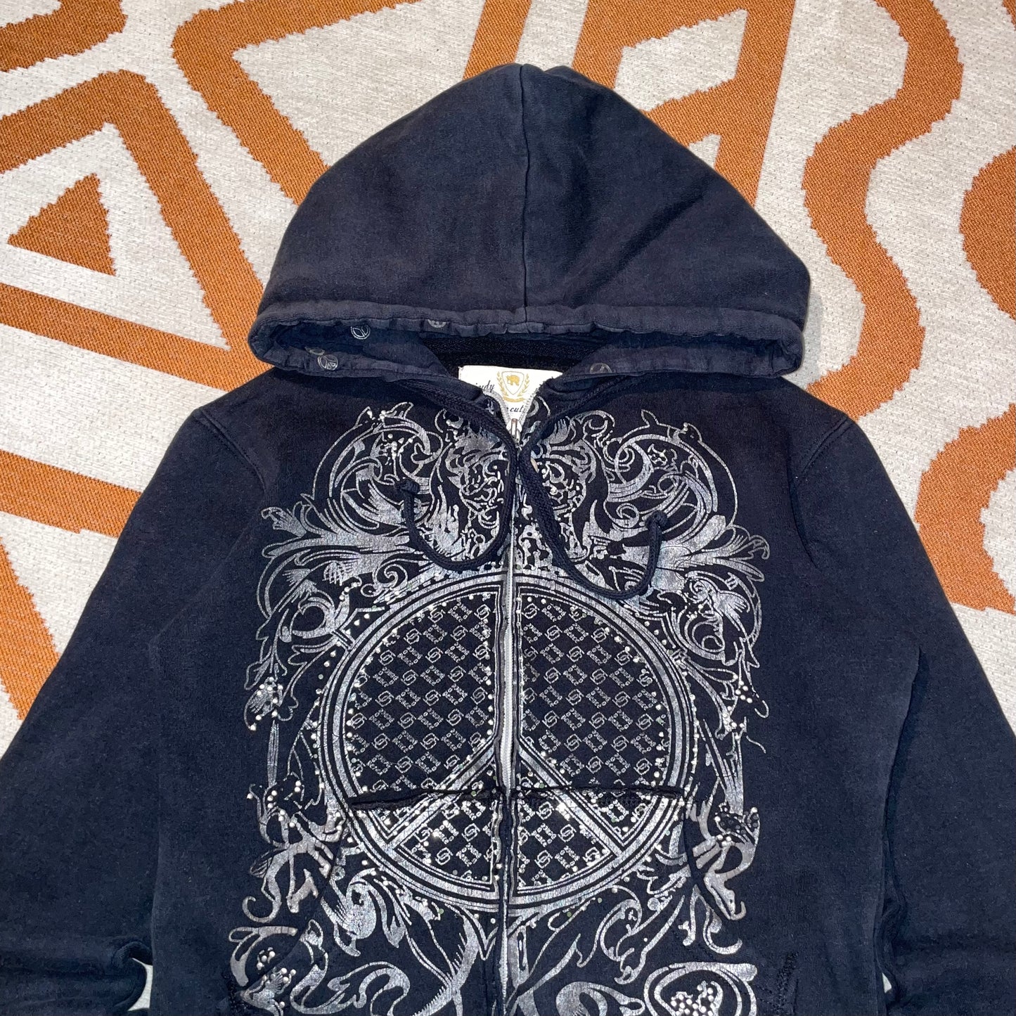 Judy Blue 00s Printed Hoodie XS