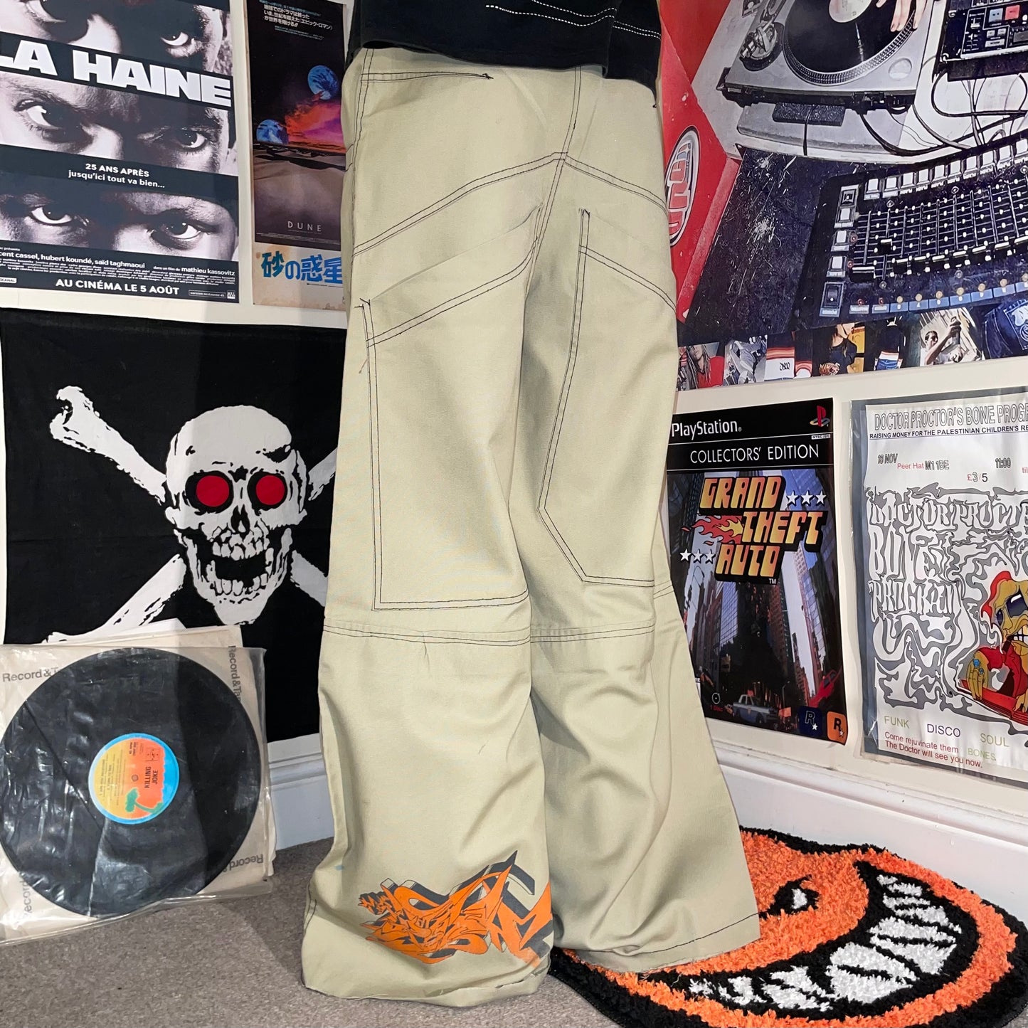 Outfit 00s Graffiti Printed Pants 30x31