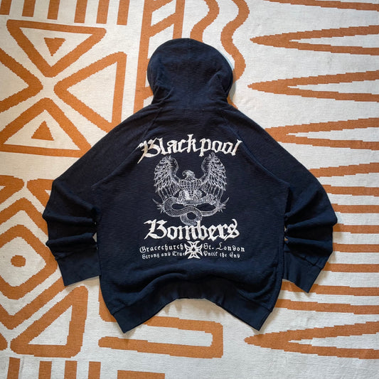 Salvage 00s Bombers Embroidered Zip Hoodie XL