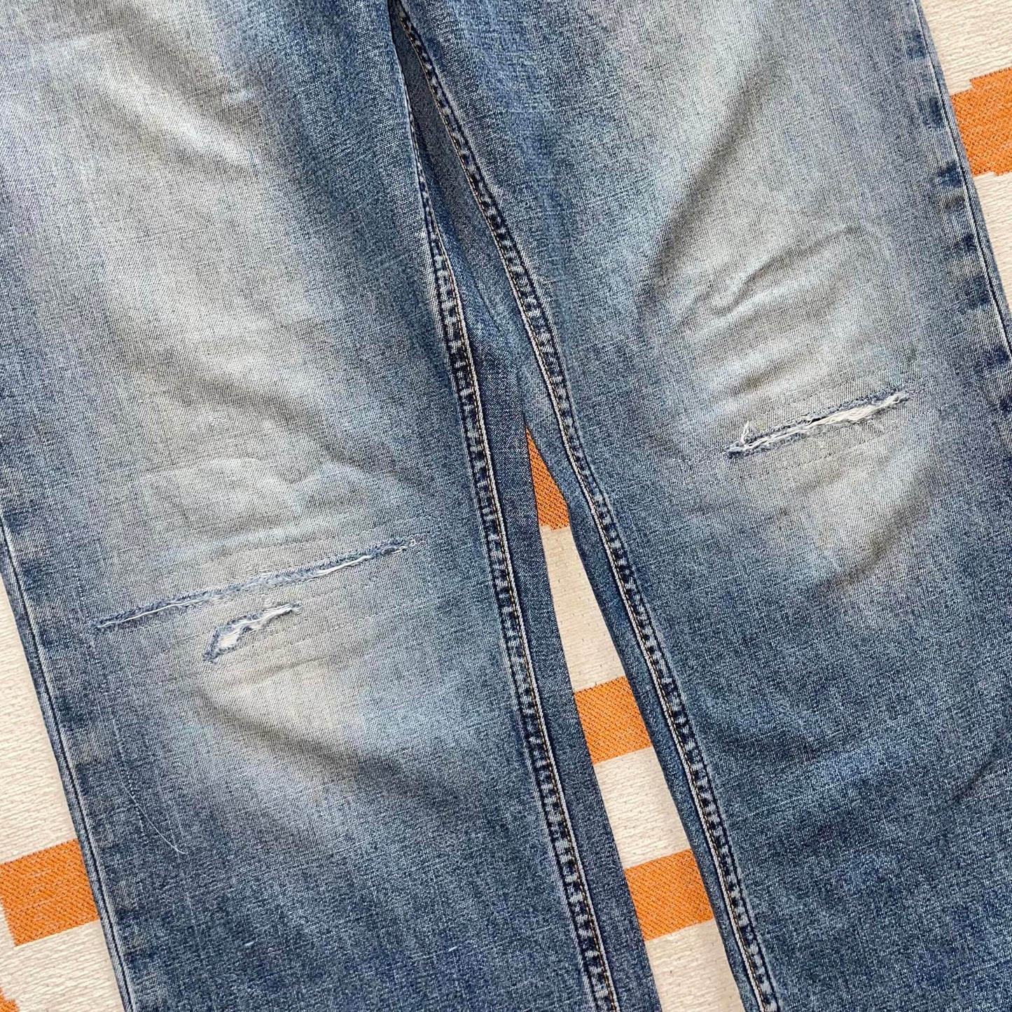 Quiksilver 00s Embroidered Loose Jeans 32x32