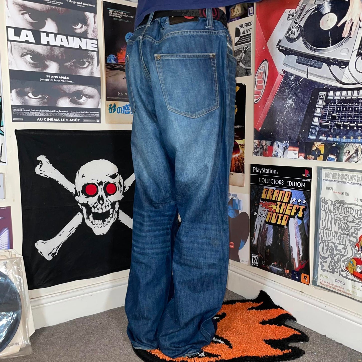 Ecko Unltd. 00s Baggy Blue Denim Jeans 40x34