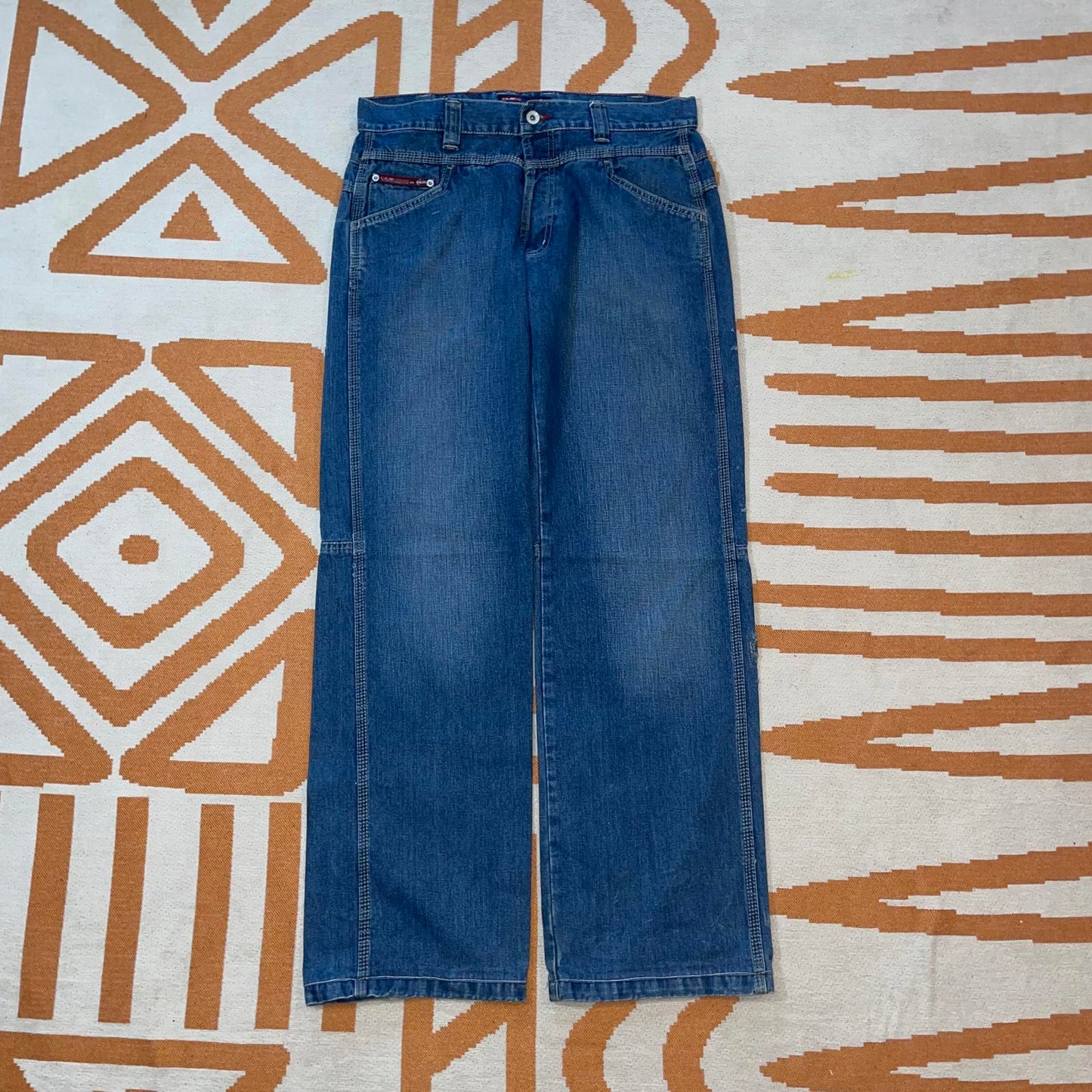 Quiksilver Surf 00s Baggy Blue Jeans 32x32