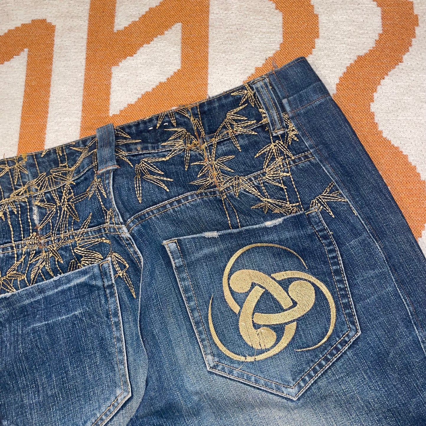 Osaka Big Train 00s Tiger Jorts 34x12