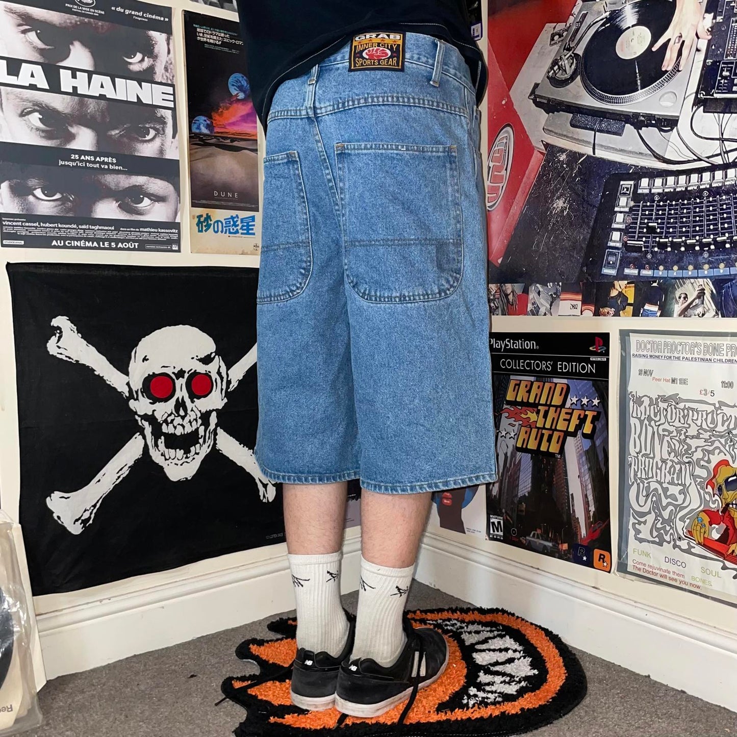 Grab 00s Baggy Skater Jorts 34x13