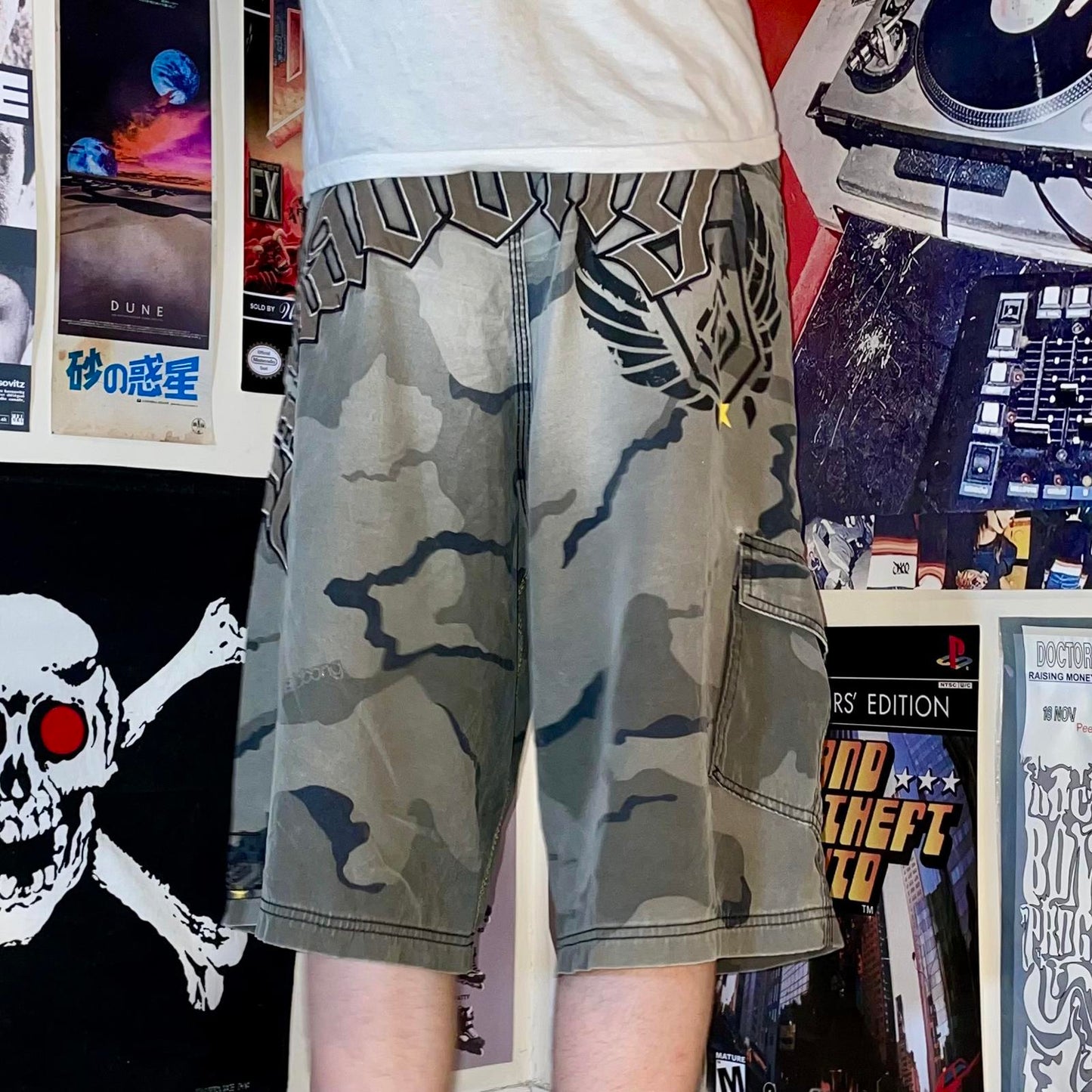 Billabong 00s Embroidered Board Shorts XL